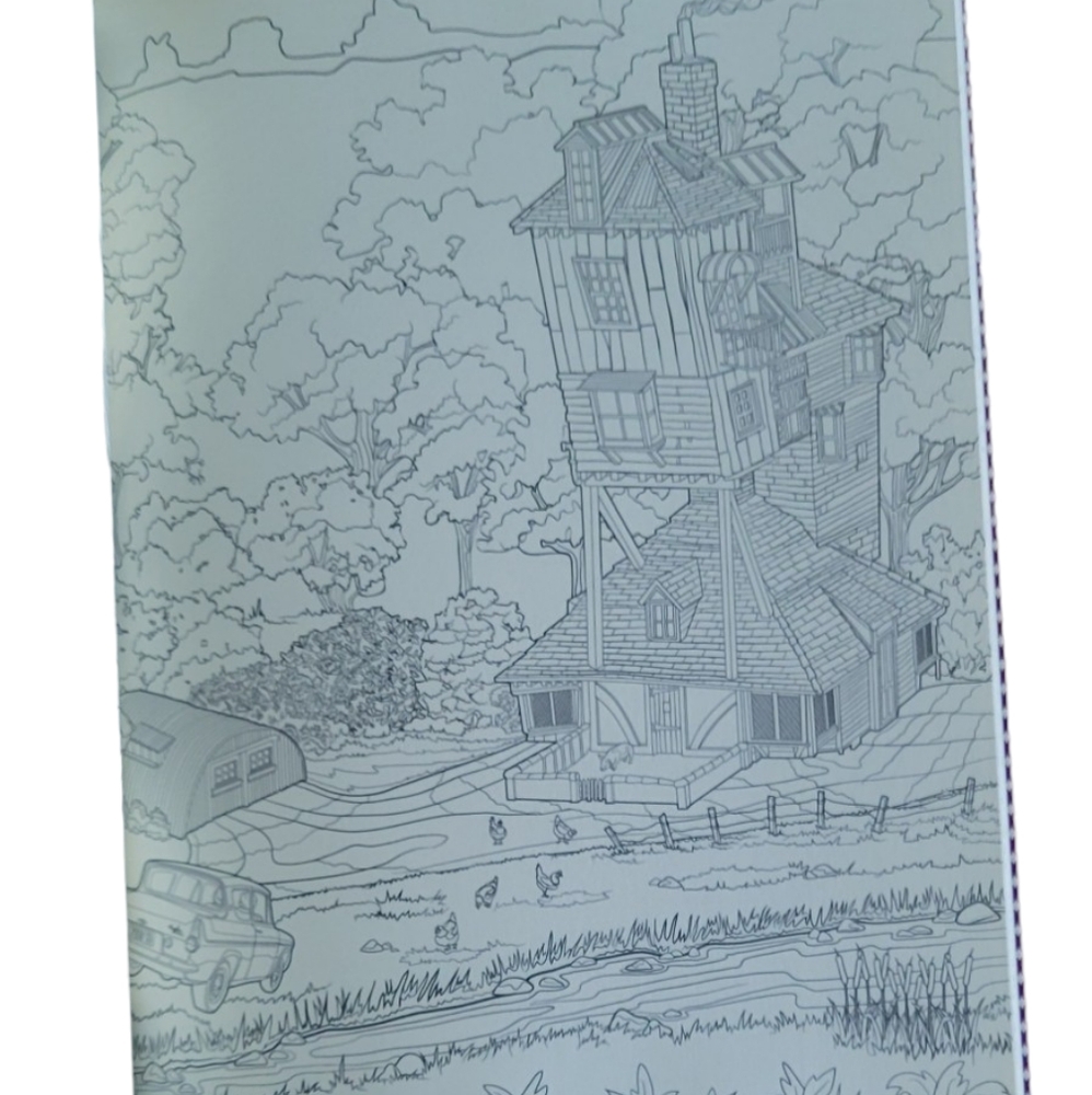Harry Potter Adult Coloring Book Celebratory Edition, The Best of Harry Potter - Picture 5 of 6